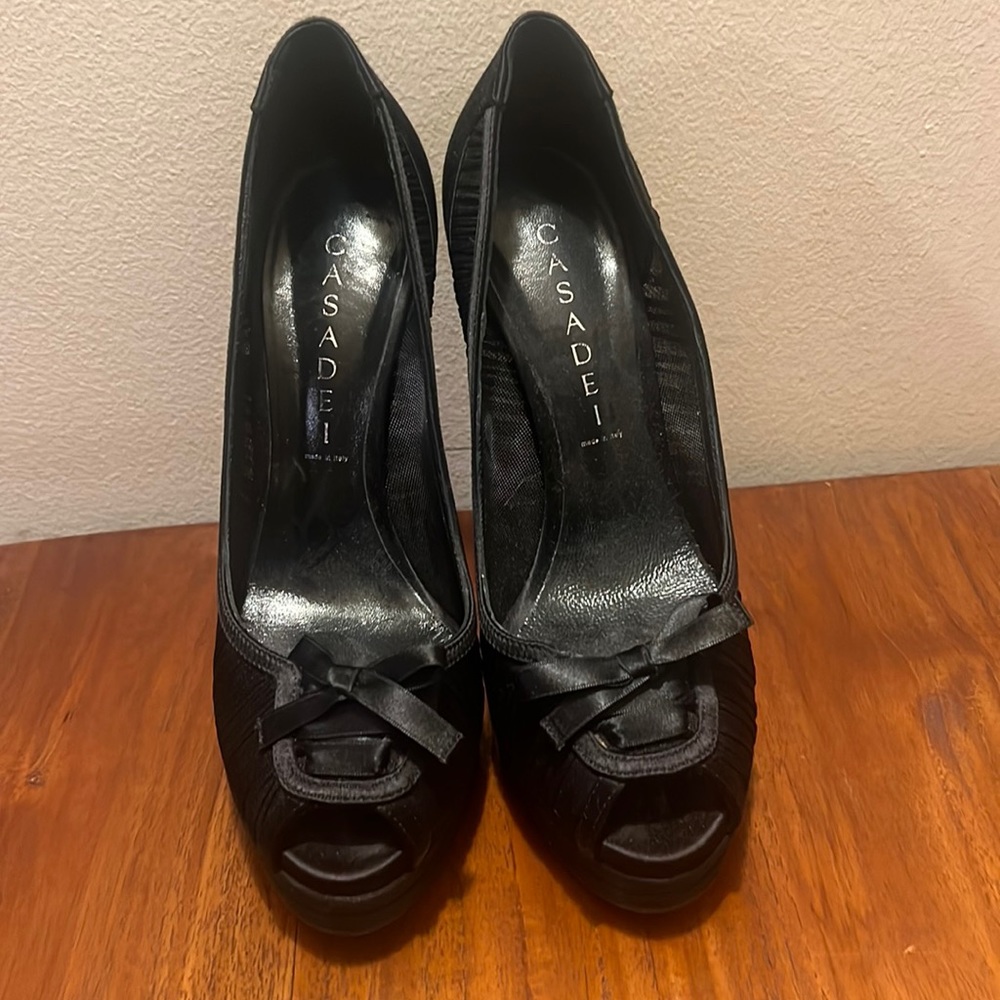 Black stilettos